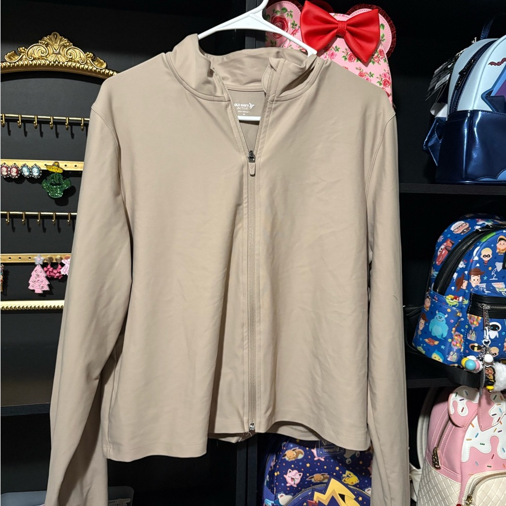 Women's Beige Old Navy Active Jacket
